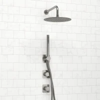 Душевой комплект Wasserkraft Tauber A6451.296.097.121.275.100.276 С ВНУТРЕННЕЙ ЧАСТЬЮ, никель