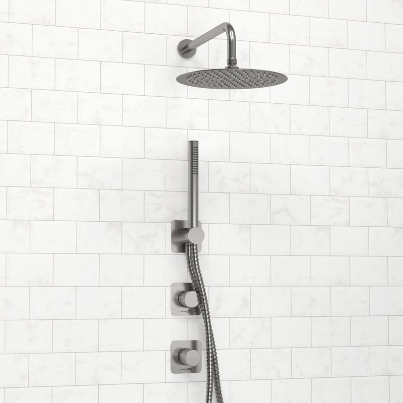 Душевой комплект Wasserkraft Tauber A6451.296.097.121.275.100.276 С ВНУТРЕННЕЙ ЧАСТЬЮ, никель