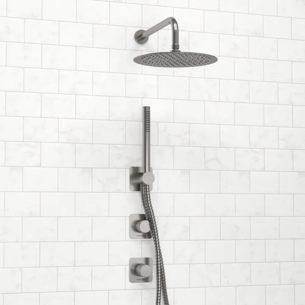 Душевой комплект Wasserkraft Tauber A6451.296.097.121.275.100.276 С ВНУТРЕННЕЙ ЧАСТЬЮ, никель