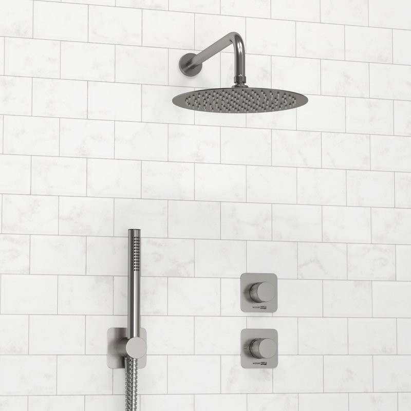 Душевой комплект Wasserkraft Tauber A6451.296.097.121.275.100.276 С ВНУТРЕННЕЙ ЧАСТЬЮ, никель