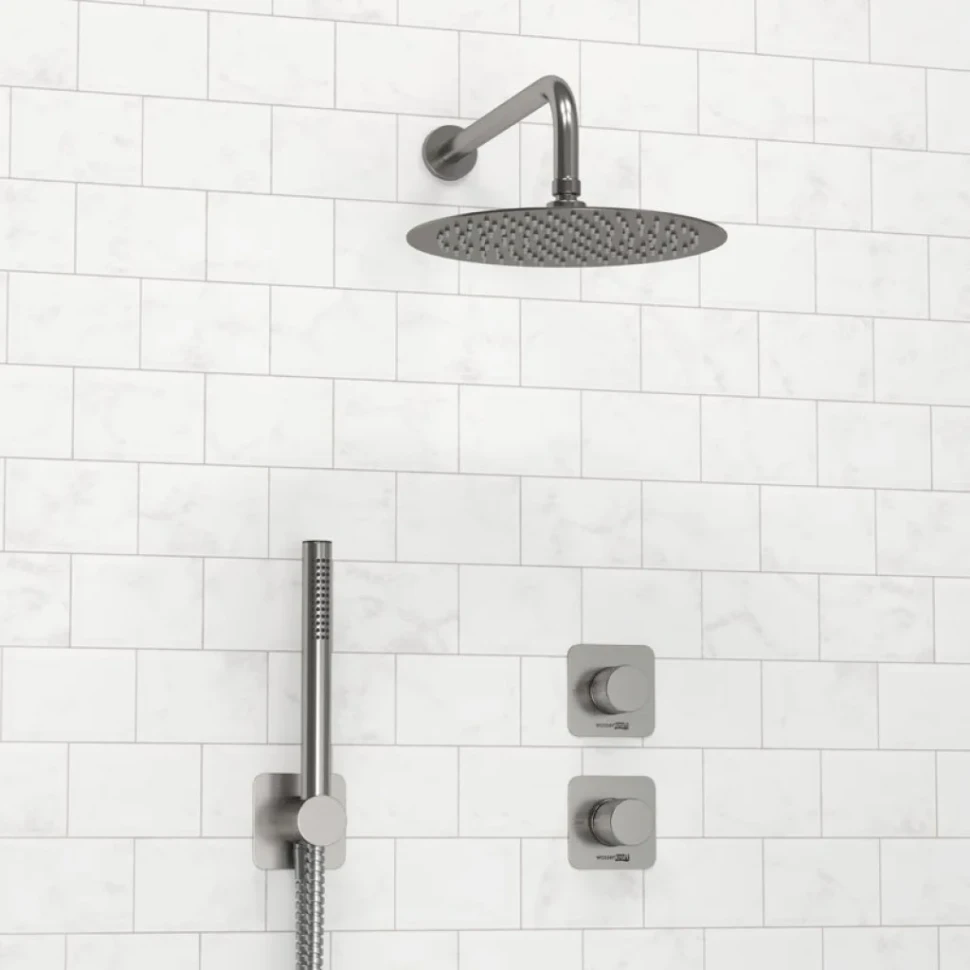 Душевой комплект Wasserkraft Tauber A6451.296.097.121.275.100.276 С ВНУТРЕННЕЙ ЧАСТЬЮ, никель