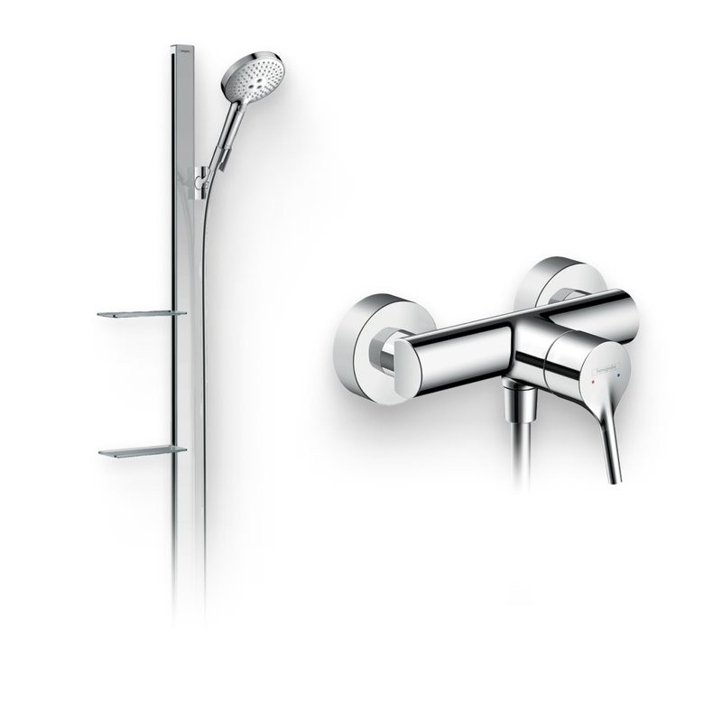 Душевой комплект Смеситель для душа Hansgrohe Talis S 72600000 + Гарнитур Raindance Select S 27646000 хром