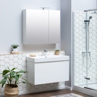 Тумба под раковину Aquanet Йорк 85 белая