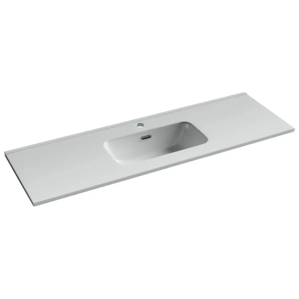 Раковина накладная Ceramicanova Compact 1210x395x170, белый, CN7028