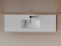 Раковина накладная Ceramicanova Compact 1210x395x170, белый, CN7028