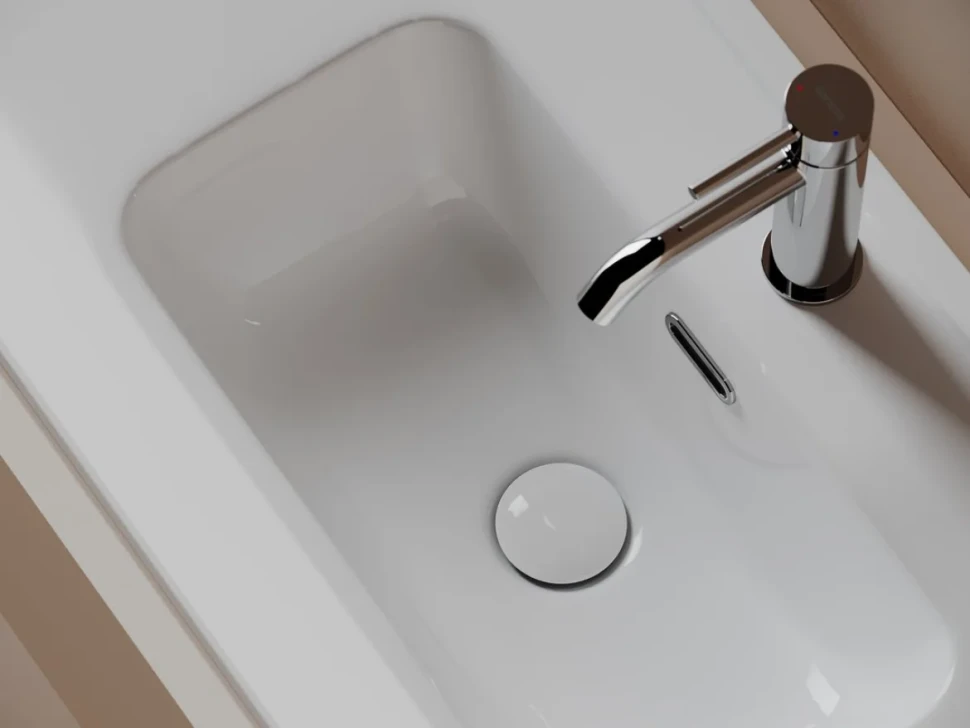 Раковина накладная Ceramicanova Compact 1210x395x170, белый, CN7028
