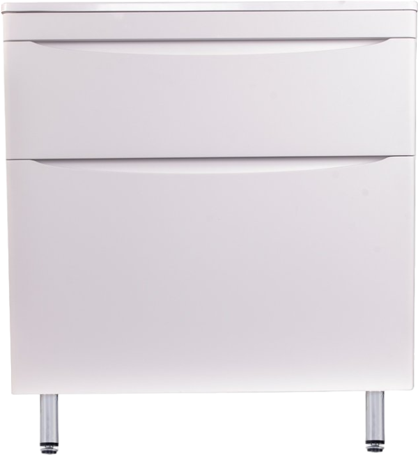 Тумба под раковину Style Line Бергамо Мини 90 Люкс Plus напольная, антискрейтч белая
