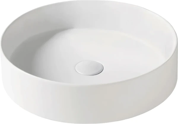 Накладная раковина Galassia SmartB 7405 38 белая, круглая, фаянс