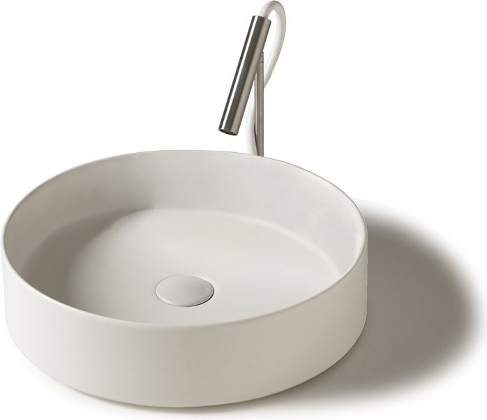 Накладная раковина Galassia SmartB 7405 38 белая, круглая, фаянс