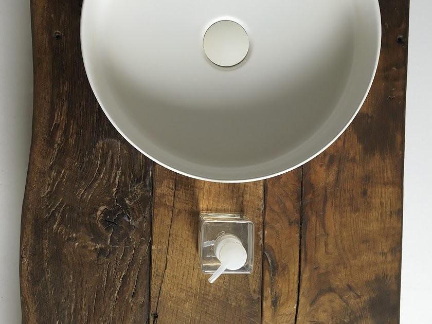 Накладная раковина Galassia SmartB 7405 38 белая, круглая, фаянс