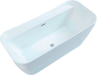 Акриловая ванна Allen Brau Infinity 2 170x80 см, отдельностоящая, белая, на ножках, со сливом-переливом