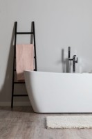 Акриловая ванна Allen Brau Infinity 2 170x80 см, отдельностоящая, белая, на ножках, со сливом-переливом