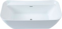 Акриловая ванна Allen Brau Infinity 2 170x80 см, отдельностоящая, белая, на ножках, со сливом-переливом