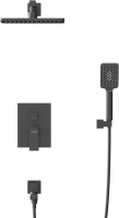 Душевой комплект Cezares Slider SLIDER-VDSET-NOP С ВНУТРЕННЕЙ ЧАСТЬЮ, матовый черный