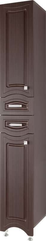 Шкаф пенал для ванной Vod-Ok Адам 30 L, венге