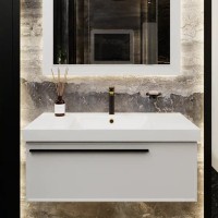 Тумба с раковиной La Fenice Elba 80 белая