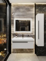 Тумба с раковиной La Fenice Elba 80 белая