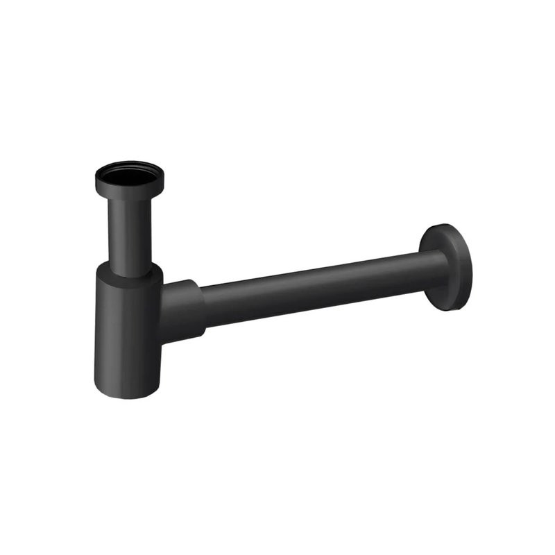 Консоль с раковиной Belux Мини 40 подвесная, цвет консоли черный, сифон круглый, черный