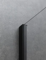Душевой уголок Allen Brau Priority 140x90, профиль черный браш, стекло прозрачное