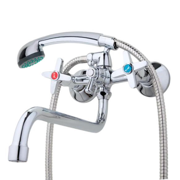 Смеситель с длинным изливом для ванны Frap H20 F2220 хром