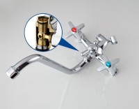 Смеситель с длинным изливом для ванны Frap H20 F2220 хром