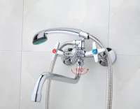 Смеситель с длинным изливом для ванны Frap H20 F2220 хром Смеситель с длинным изливом для ванны Frap H20 F2220 хром