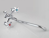 Смеситель с длинным изливом для ванны Frap H20 F2220 хром