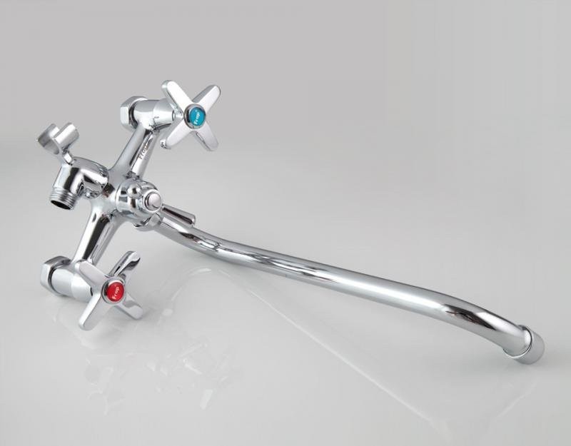 Смеситель с длинным изливом для ванны Frap H20 F2220 хром