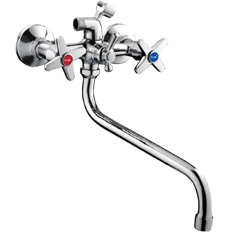 Смеситель с длинным изливом для ванны Frap H20 F2220 хром