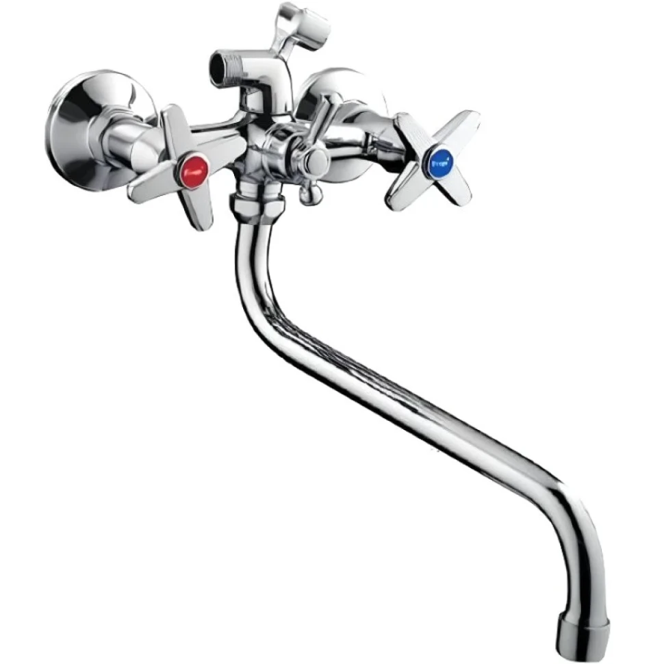 Смеситель с длинным изливом для ванны Frap H20 F2220 хром