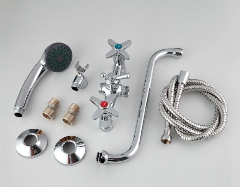 Смеситель с длинным изливом для ванны Frap H20 F2220 хром