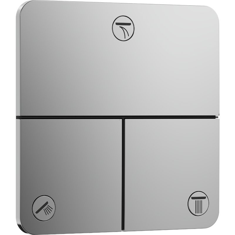 Переключатель потоков Hansgrohe ShowerSelect Comfort Q 15587000 на три потребителя, хром