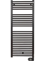 Полотенцесушитель электрический Zehnder Aura PBEBZ-120-050/MQ RAL 9005 matt 120x50 черный