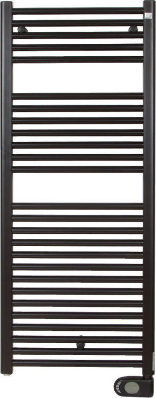 Полотенцесушитель электрический Zehnder Aura PBEBZ-120-050/MQ RAL 9005 matt 120x50 черный