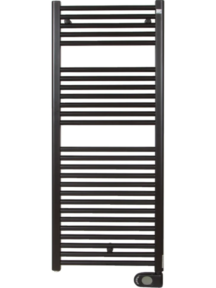 Полотенцесушитель электрический Zehnder Aura PBEBZ-120-050/MQ RAL 9005 matt 120x50 черный
