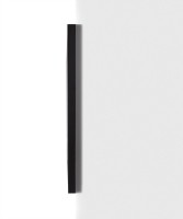 Зеркало Art&Max Aversa 90х65 черное, с LED-подсветкой, 6000К