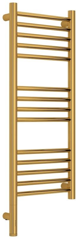 Полотенцесушитель электрический Сунержа Богема 3.1 03-6004-8030 90x35 см, подключение слева, золото, лесенка