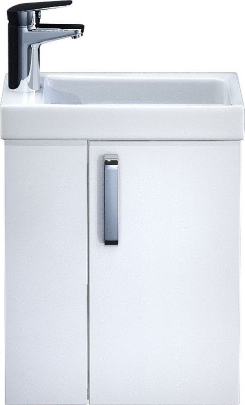 Тумба под раковину IDDIS Torr 40 L, подвесная, белая