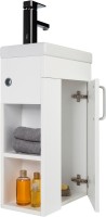 Тумба под раковину IDDIS Torr 40 L, подвесная, белая