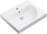 Тумба с раковиной KERAMA MARAZZI Modula 60 подвесная, белая глянцевая, раковина Buongiorno 60