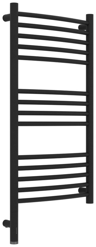 Полотенцесушитель электрический Сунержа Богема 3.1 15-6002-8040 90x45 см, подключение слева, темный титан муар, лесенка