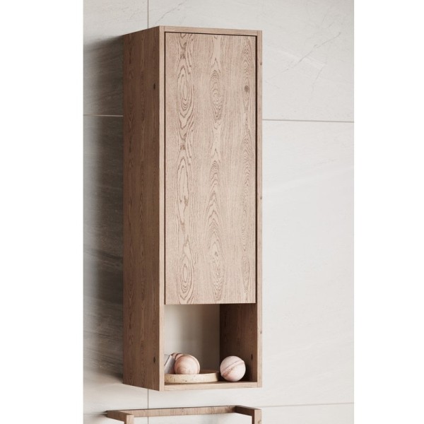 Шкаф в ванную AQUATON Хоуп 33 подвесной, орех