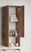 Шкаф в ванную AQUATON Хоуп 33 подвесной, орех