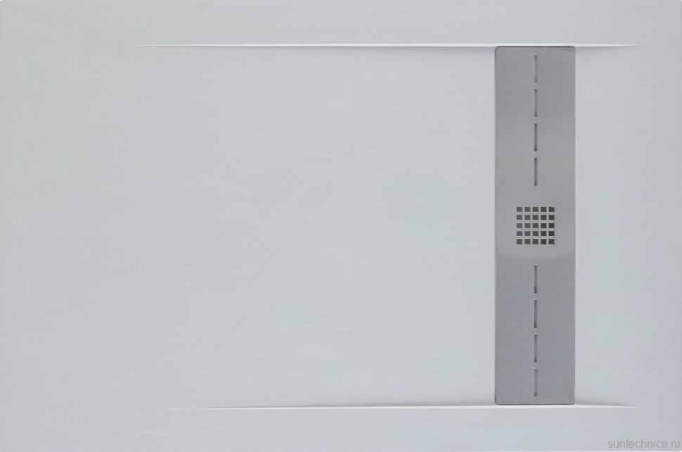 Поддон для душа Aquanet Delight NEW 012G 160x90 серый камень, с сифоном