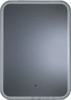 Зеркало Art&Max Messina AM-Mes-500-700-DS-F 50х70 белое, с LED-подсветкой, 6000К