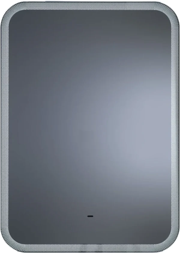 Зеркало Art&Max Messina AM-Mes-500-700-DS-F 50х70 белое, с LED-подсветкой, 6000К