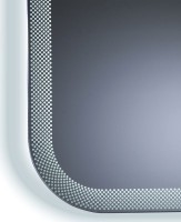 Зеркало Art&Max Messina AM-Mes-500-700-DS-F 50х70 белое, с LED-подсветкой, 6000К
