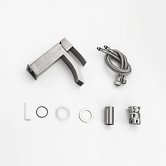 Смеситель для раковины Frap H803 F10803 сатин