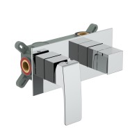 Встраиваемый смеситель для душа и ванны Raglo R01.273 С ВНУТРЕННЕЙ ЧАСТЬЮ, хром