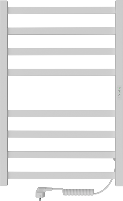 Полотенцесушитель электрический Indigo Oktava Slim 3 LСLOKS3E80-50WMRt белый матовый